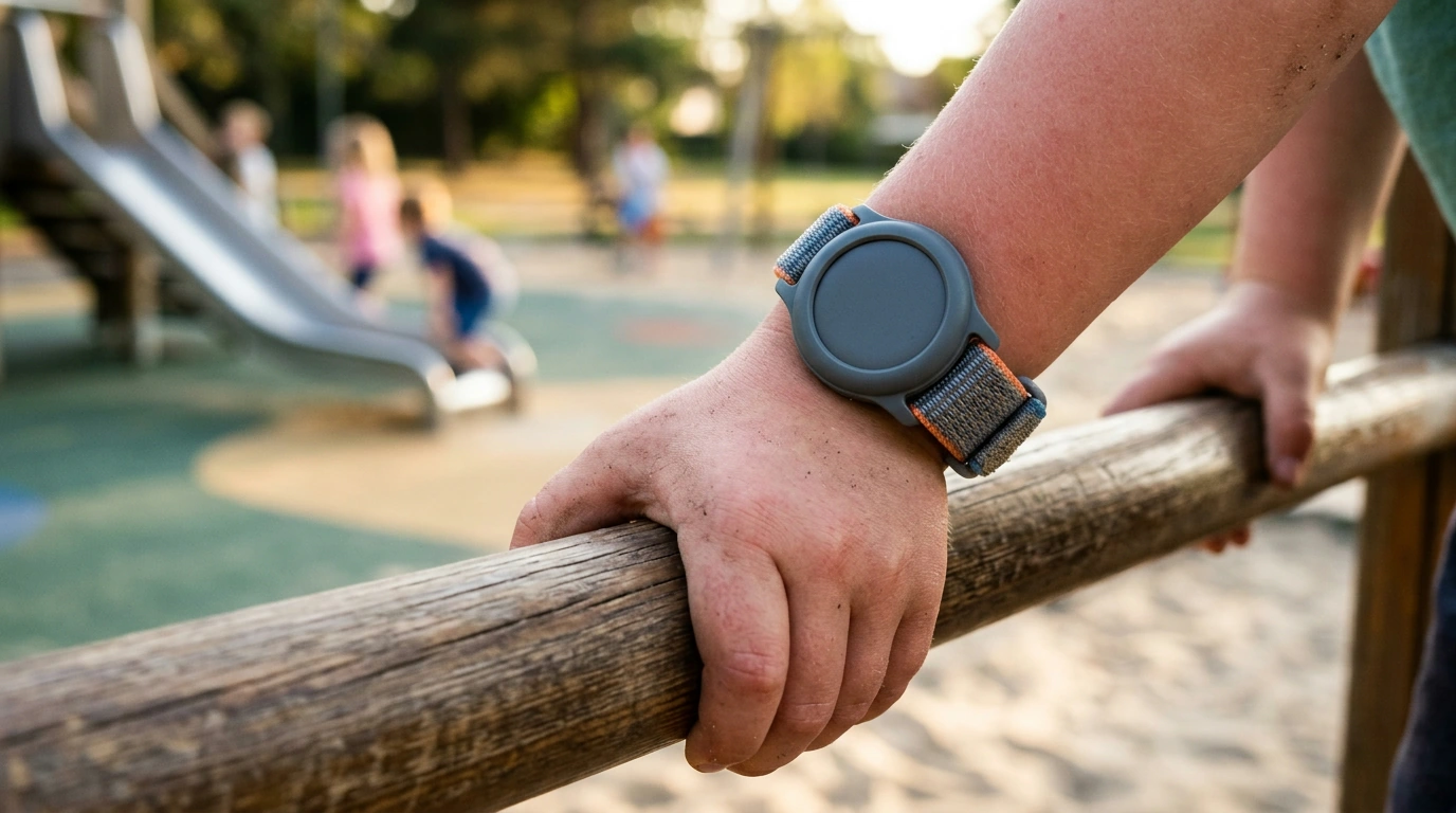 Kids AirTag Nylon Wristband: Comfy, Secure, Anti-Scratch