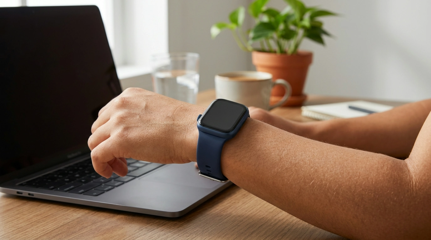 Soft Silicone Apple Watch Band: Secure, All-Day Comfort